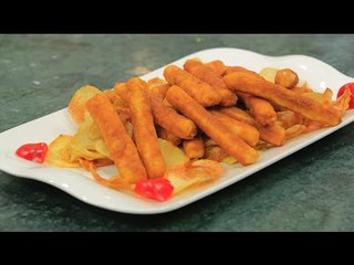 أصابع موتزاريلا مقلية | الشيف شربيني
