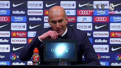 Rueda de prensa de Zidane / Zidane's post-match press conference