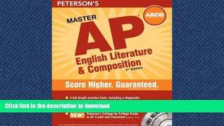 Hardcover Master the AP English Literature   Composition, 2nd edition (Peterson s Master the AP