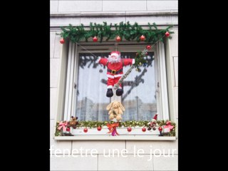 LES DECORATIONS DES FENETRES POUR NOEL 2016