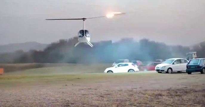Stupid Pilot Helicopter Crash Landing - Shocking Video