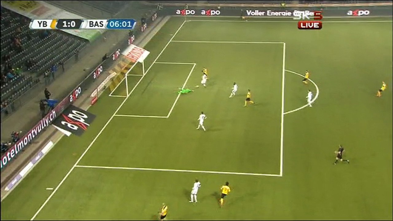 Guillaume Hoarau Goal HD - Young Boys 1-0 Basel - 03.12.2016