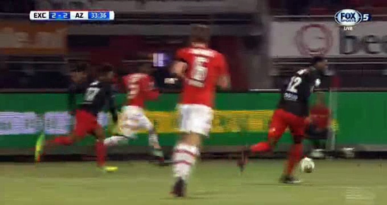 Muamer Tankovic Goal - SBV Excelisor 2-2 AZ Alkmaar - 03-12-2016