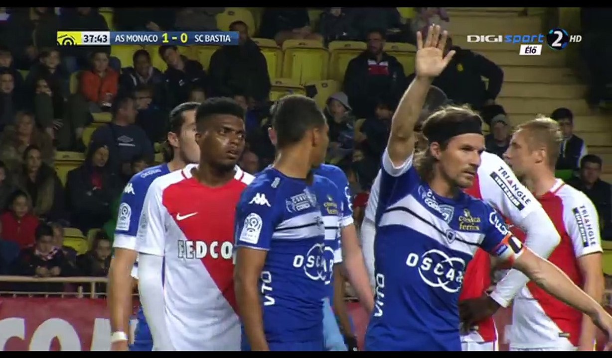 Kamil Glik Goal Annulled HD - Monaco 1-0 Bastia  - 03.12.2016