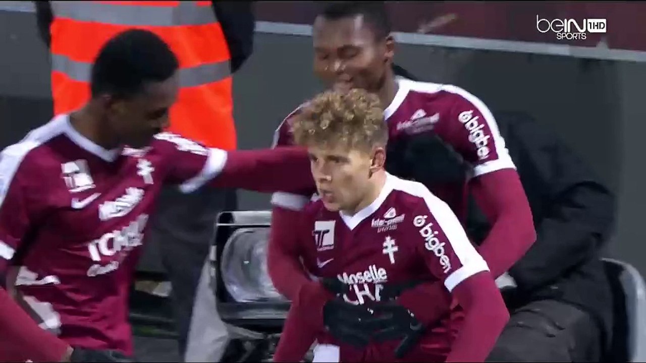Gauthier Hein Goal HD - Metz 1-0 Lyon - 03.12.2016