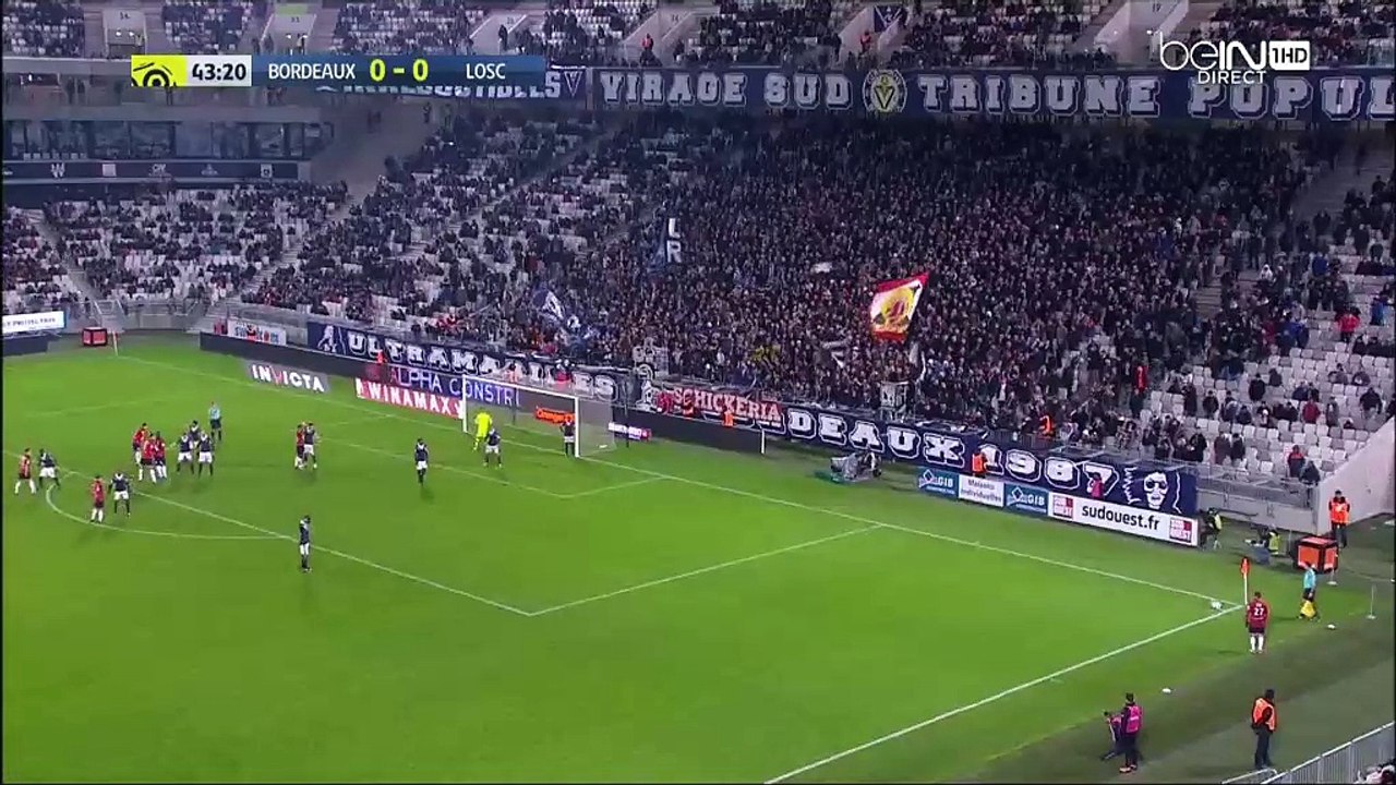 Nicolas De Preville Goal HD - Bordeaux 0-1 Lille - 03.12.2016