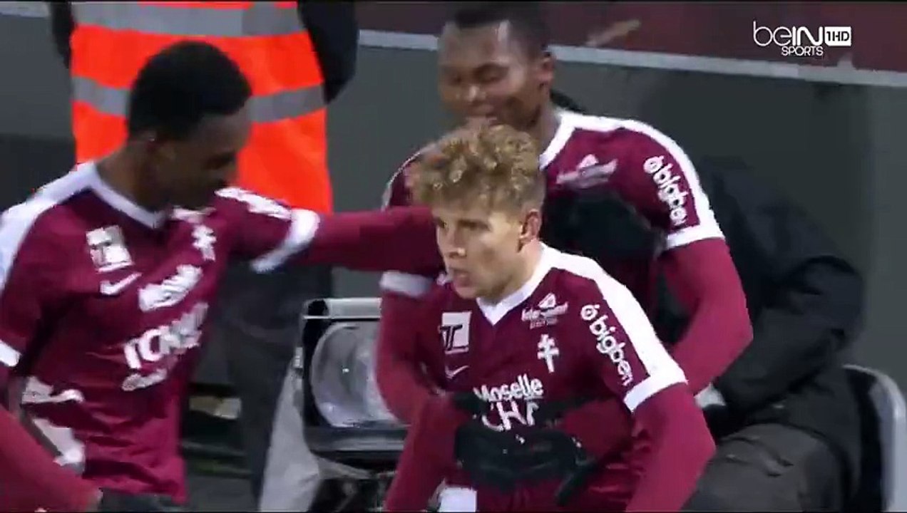 BUT Gauthier Hein Goal HD - Metz 1-0 Lyon - 03.12.2016