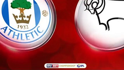 Wigan vs Derby 0-1 Highlights Sky Bet Championship 2016