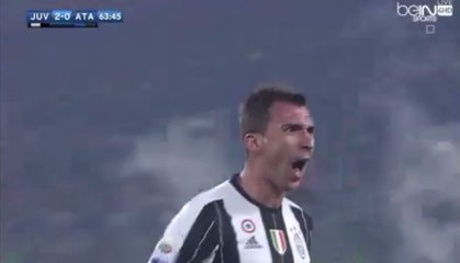 Mario Mandzukic Goal - Juventus 3-0 Atalanta - (03/12/2016)