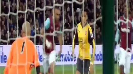 Arsenal 5-1 WestHam United - All Goals - Premier League 03/12/2016