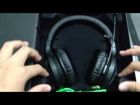 Razer Kraken USB Headphone Unboxing + Mic Test!