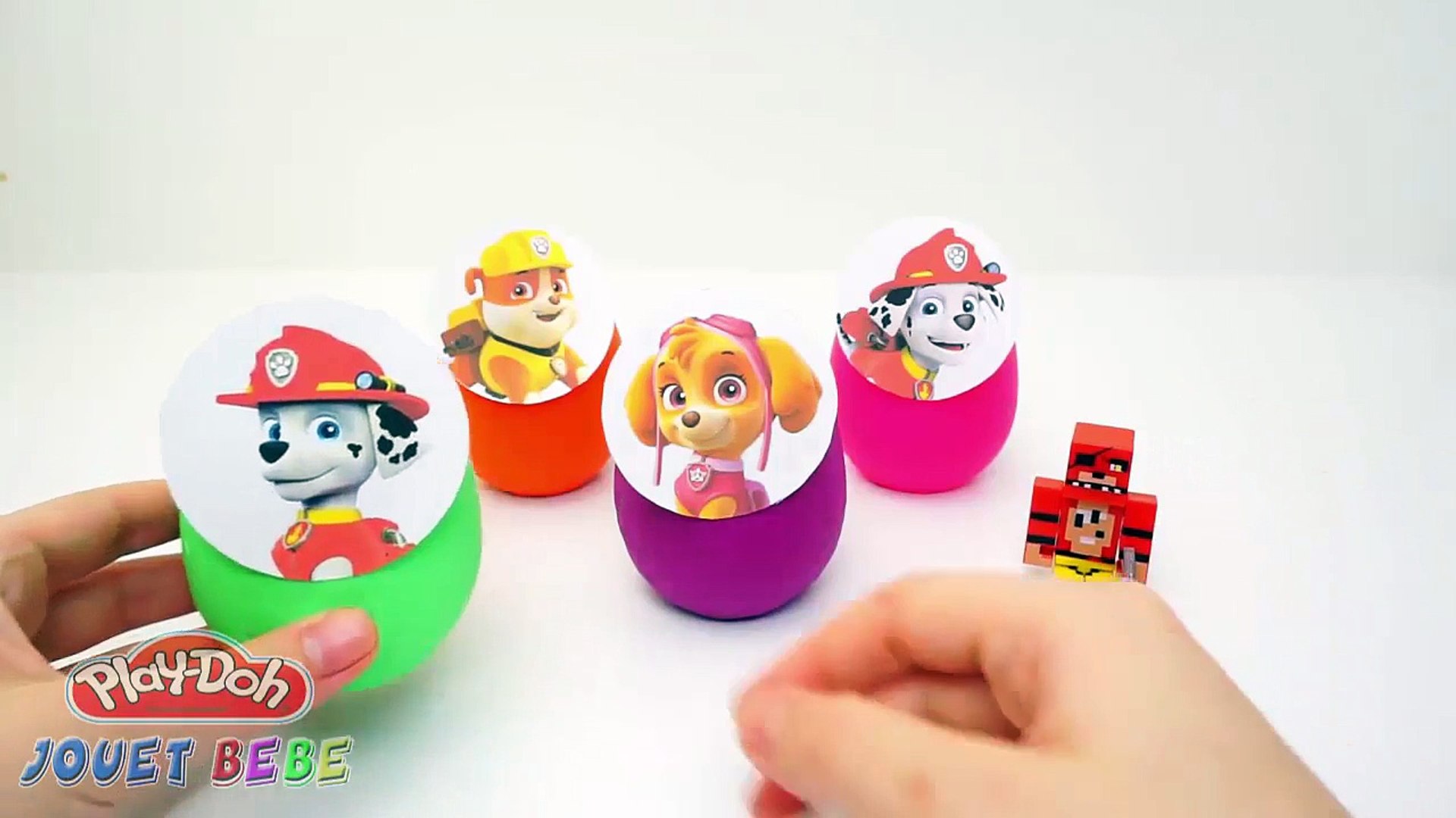 Oeufs Surprise Paw Patrol Play Doh Mold Playset Pat Patrouille Pâte à  modeler Patrulla, Zootopia - Dailymotion Video