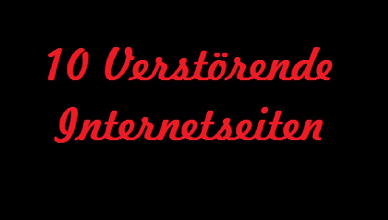 10 verstörende internetseiten - #kronologie