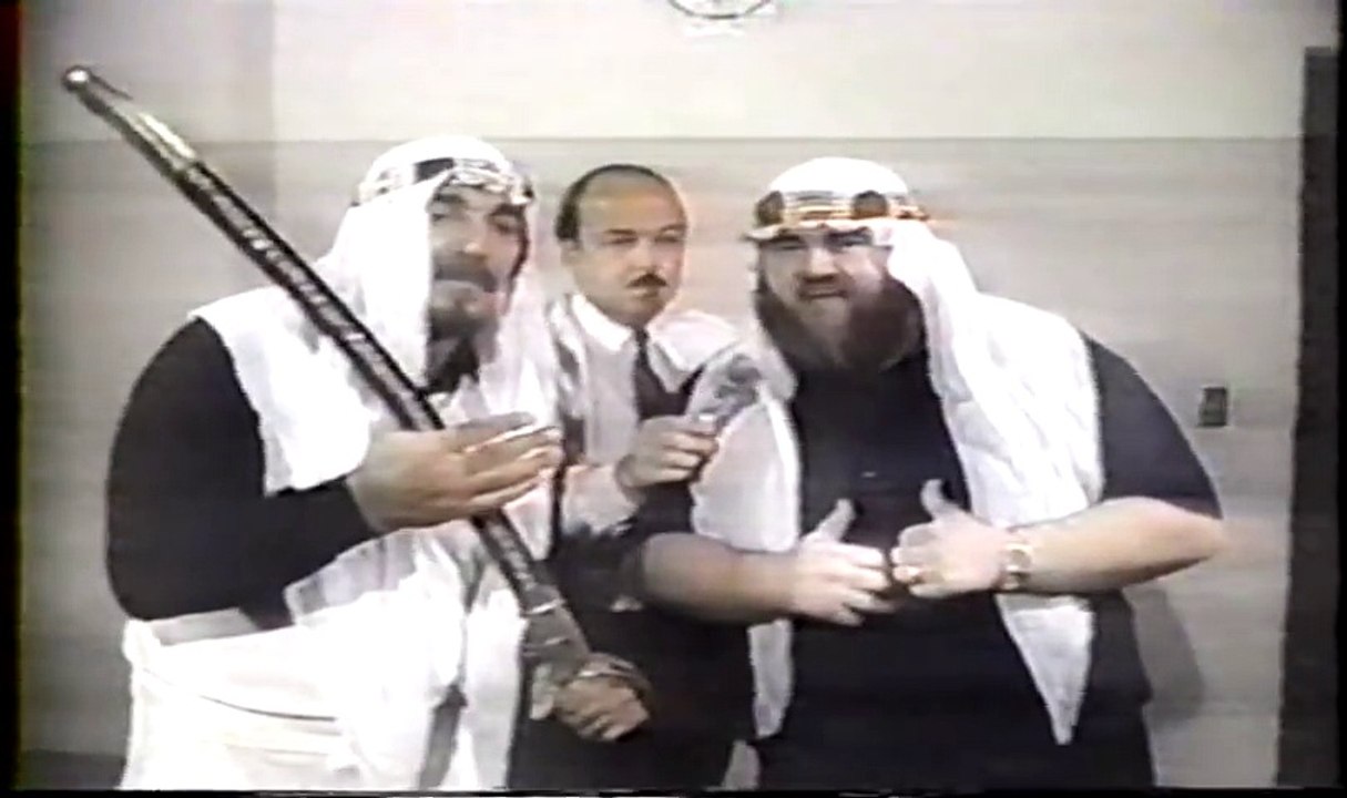 Jerry _Crusher_ Blackwell and Sheik Adnan El Kaissey promo