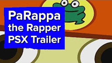 PaRappa the Rapper Remaster Trailer - PSX 2016