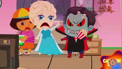 Spiderman Prank Elsa Stupid in Classroom New Episodes! Finger Family Songs Nursery Rhymes For Kids