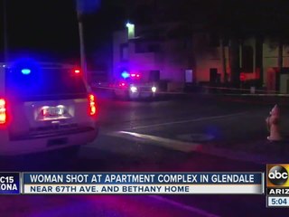 Woman in critical condition after being shot in Glendale apartment