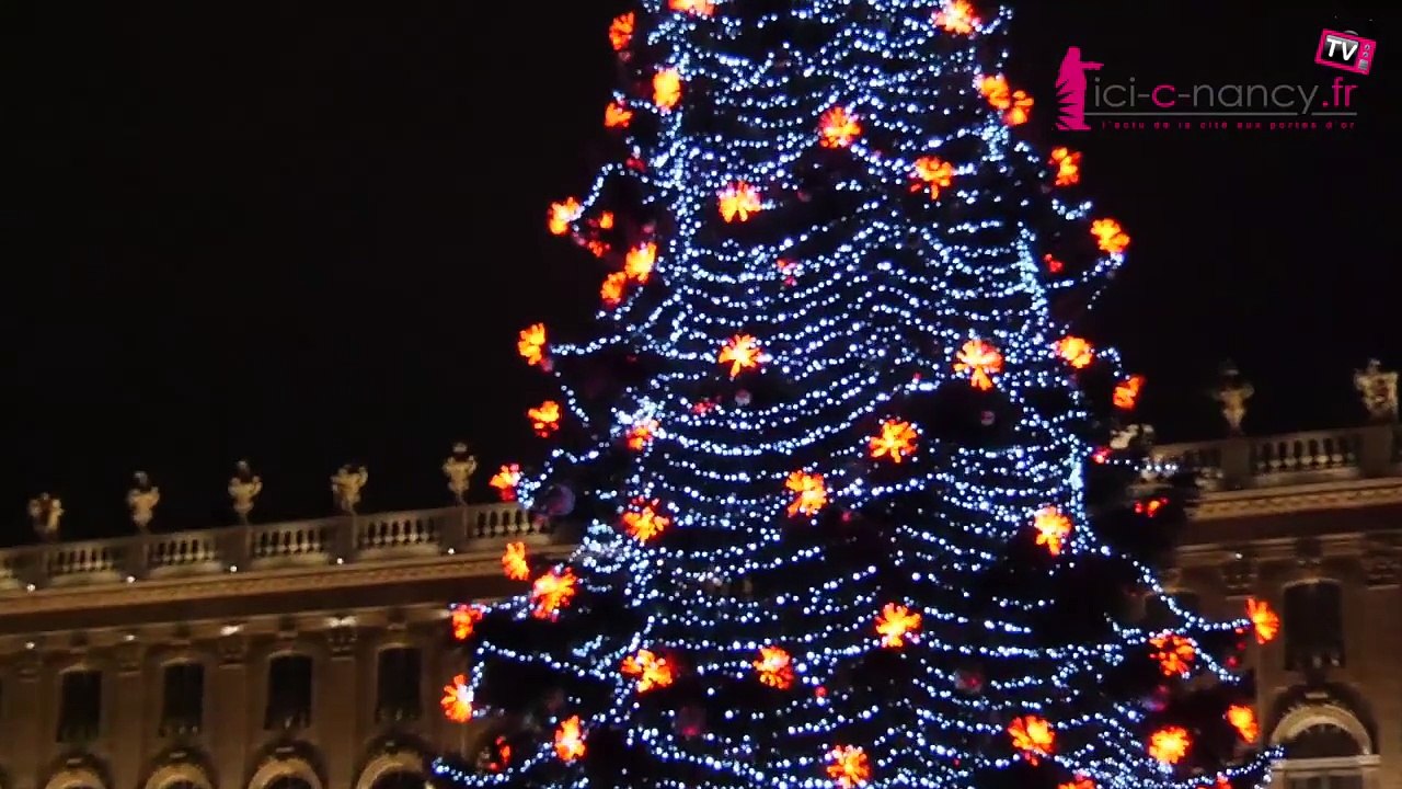 L’illumination du sapin de Noël 2016 de Nancy