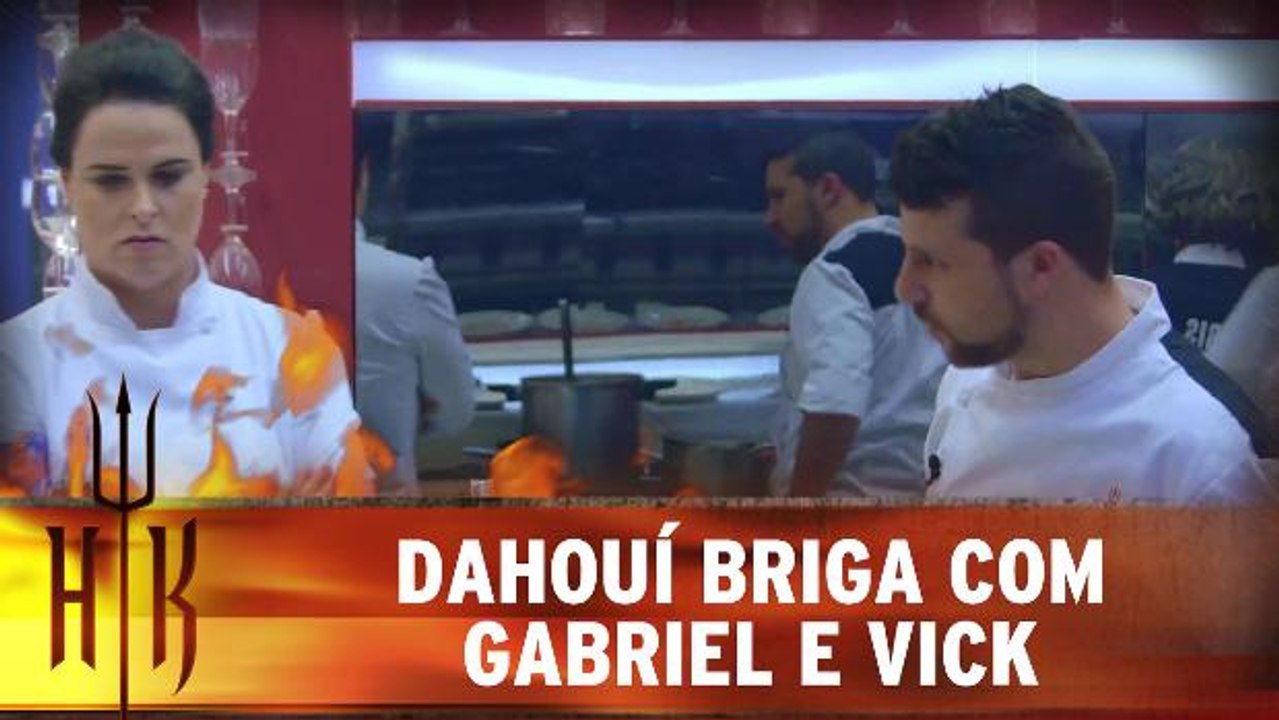 Dahouí briga com Gabriel e Vick