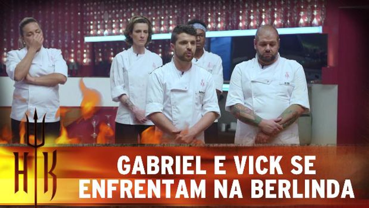 Gabriel e Vick se enfrentam na berlinda