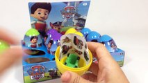 12 Paw Patrol Egg Surprises Opening Marshall Chase Rubble Rocky Zuma Skye - Unboxing Review