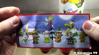 Kinder Surprise eggs Christmas Box 2016 Huevos Ouefs con sorpresas Father Christmas