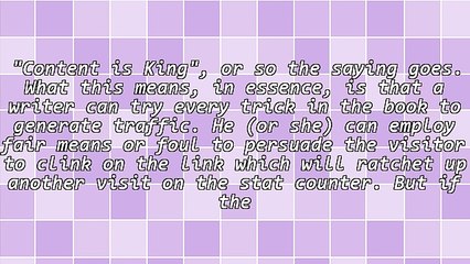 Make Keywords Work For You With Good Quality Content