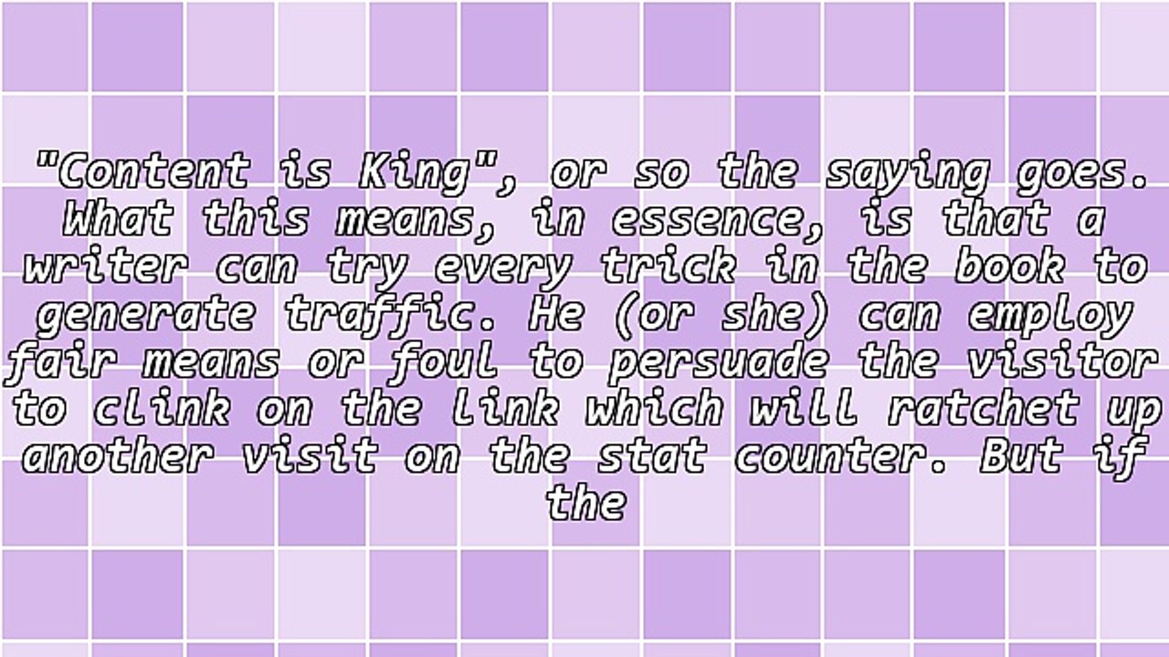 Make Keywords Work For You With Good Quality Content