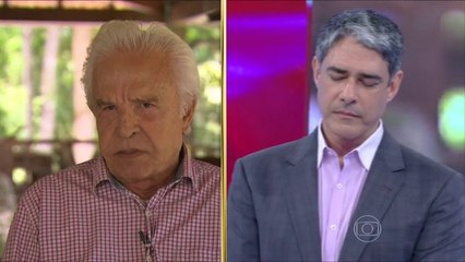 Domingão do Faustão:Cid Moreira elogia William Bonner