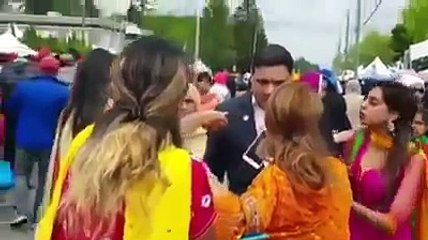 Canada vich Nagar Kirtan te Ladai