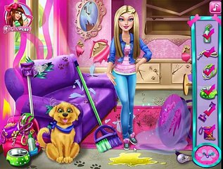 Barbie Puppy Potty Training ● Disney Princess Games ● Top Online Baby Games For Kids 2016
