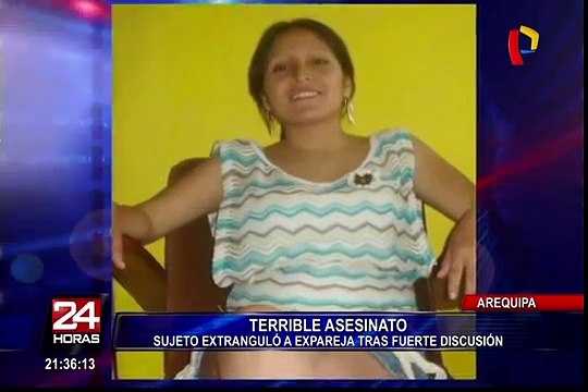 Arequipa: sujeto estranguló a su expareja por celos