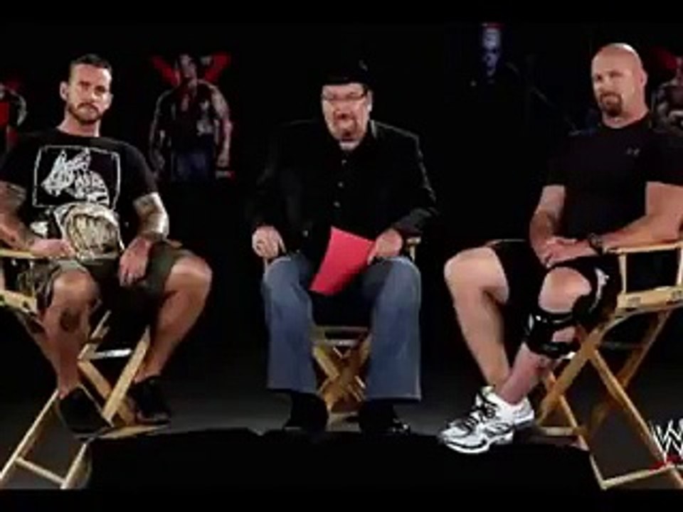 Steve Austin shoots on CM Punk in kayfabe