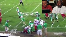 Dad Reacts to INSANE HIGH SCHOOL FOOTBALL PLAYS!