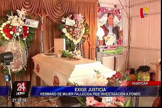 Exigen justicia para mujer fallecida durante disturbios en Huaycán