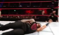 WWE Raw 14 November 2016 Braun Strowman attacks Roman Reigns and Dean Ambrose PART 2