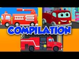 fire truck | heavy vehicles | compilation for kids