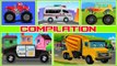 cement mixer truck | construction vehicle | kids video | learn transport