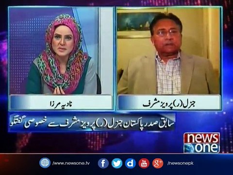 Watch exclusive interview of former president Pervez Musharraf in 10pm with Nadia Mirza