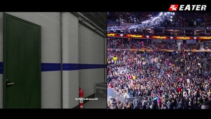 WWE 2K17 vs Real Life  - Goldberg Entrance Comparison! THE DEVASTATION CONTINUES
