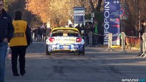 Tony Cairoli Driving His Citroën DS3 WRC at 2015 Monza Rally Show