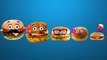 Finger Family Rhymes Burger Cartoons for Children | Finger Family Children Nursery Rhymes