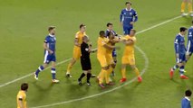 Preston' Beckford and Doyle Sent Off For Fighting Each Other!