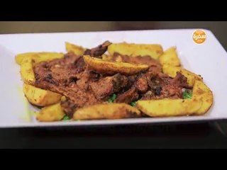 بطاطس بالزبدة والثوم  | غادة جميل