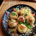 sev puri recipe _ how to make sev poori chaat recipe _ sev puri street food