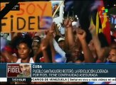 Santiago de Cuba rinde homenaje a Fidel Castro