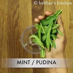 pudina raita recipe _ mint raita recipe _ raita recipe