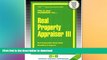 Read Book Real Property Appraiser III(Passbooks) (Career Examination Passbooks) Jack Rudman Full