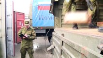 Доставка 150 тонн гуманитарной помощи жителям восточного Алеппо автоколонной российского Центра примирения