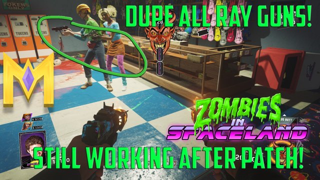 CoD Infinite Warfare Zombie Glitches - HOW To Dupe The Ray Gun - Spaceland Zombies Glitches